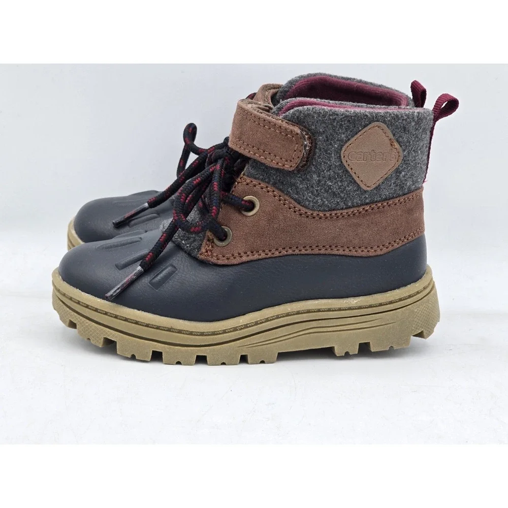Carter's Toddler Boy's Winter‎ Duck Boots #CF22H08H Navy Blue Size 9M